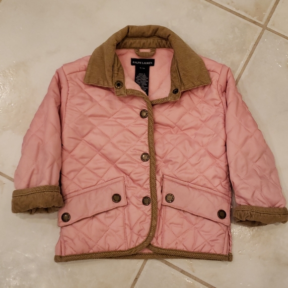 Ralph Lauren Other - Ralph Lauren Quilted Jacket Pink Girl S/M